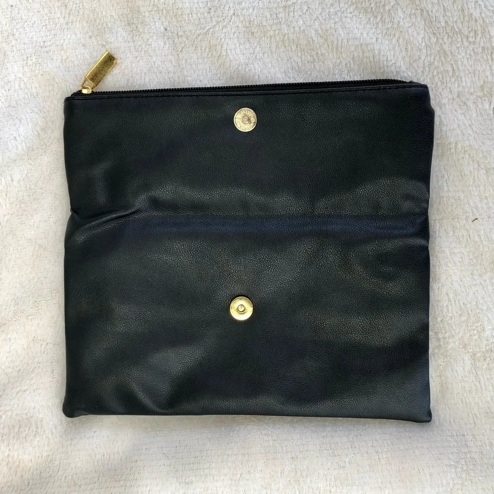 Gold Metallic Clutch Bag